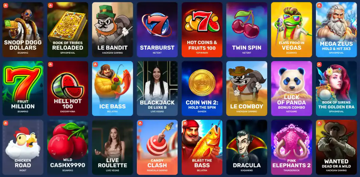 Overzicht van casinopromoties met welkomstbonussen, stortingsbonussen, cashback en gratis spins